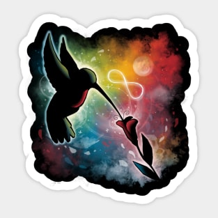 Humming Bird Sticker